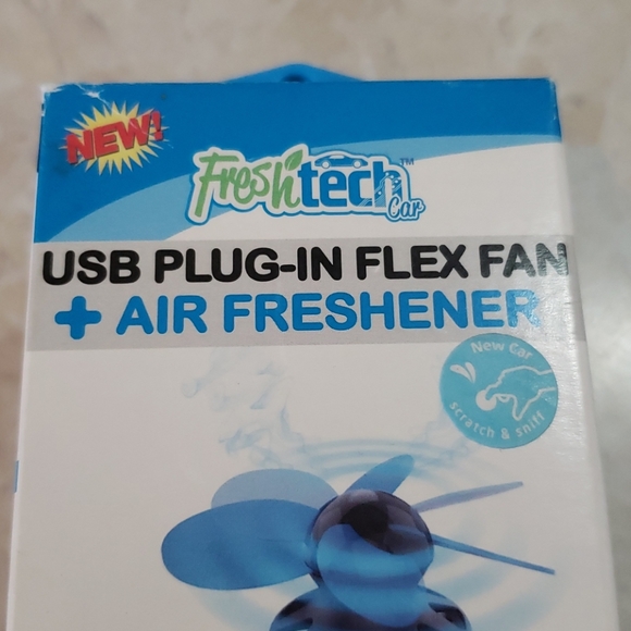 USB plug-in flex fan+air freshner - Picture 2 of 9